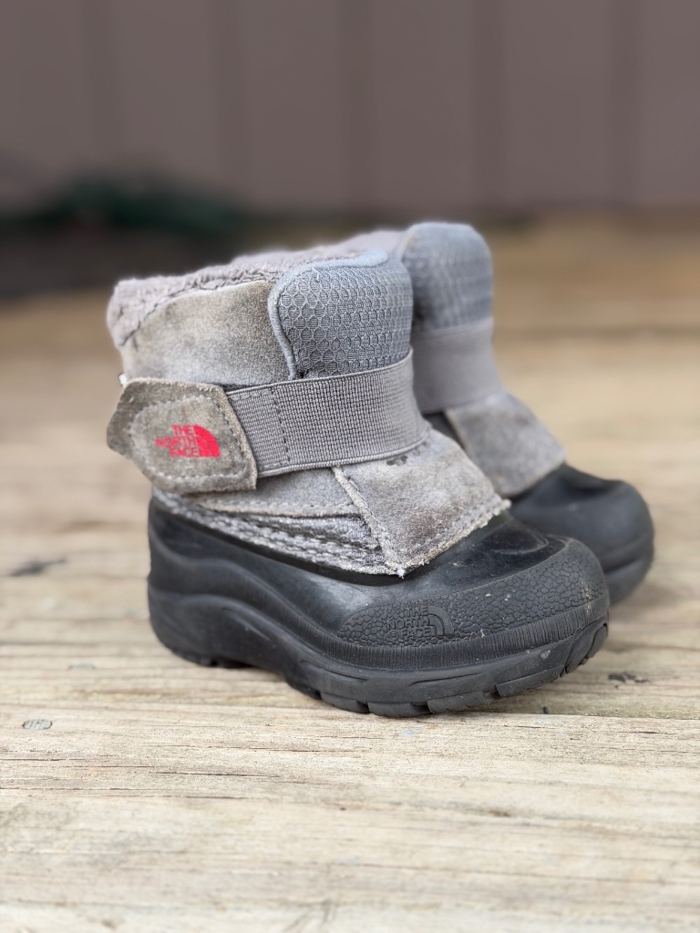 The North Face Toddler Gray Winter Boots Size 5